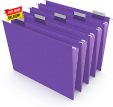 419200 Hanging File Folders 5 Tab Letter Size Purple 25/Box (419200)