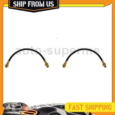 For 1972 1973 International Harvester Scout II 5.7L 2x Brake Hose Line Front Set - Image 1 of 4