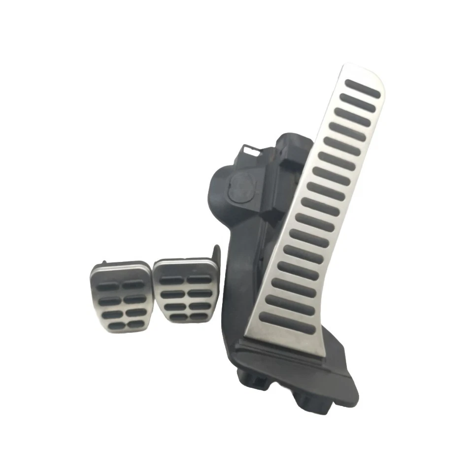 Cubiertas de pedal deportivo de acero inoxidable genuino VW Golf Mk 5 6 GTI R32 EOS Foto 1 de 4
