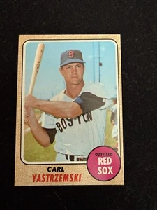1968 Topps Carl Yastrzemski #250 HOF Boston Red Sox Mint Beautiful Card. - Picture 1 of 4