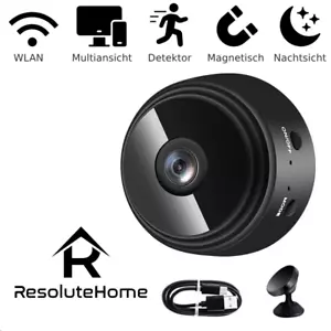 Mini-Kamera 1080P Überwachungskamera Außen WiFi Magnetische Nachtsicht Camera - Bild 1 von 11