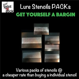Fishing Lure Stencil - Stencil PACKs - Bild 1 von 11