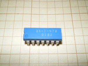 14-1-472 RESISTOR NETWORK 7 X 4.7K  14 PIN DIP - Picture 1 of 1