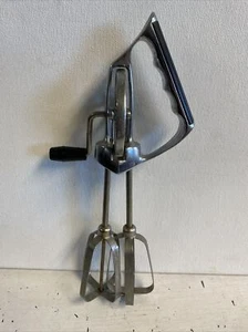 Batidora de mano vintage marca Taplin con manivela - Imagen 1 de 3