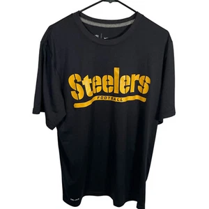 Nike On Field Pittsburgh Steelers T Shirt Mens Large Black SS Football NFL - Picture 1 of 8