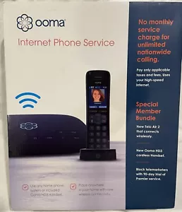 Ooma Telo Air 2 avec combiné HD3 VIOP service de téléphonie résidentielle scellé. - Photo 1/9