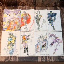 Final Fantasy Art Museum Card FF2 set of 8p Yoshitaka Amano TGC Japanese Square