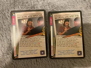 1997 The X-Files CCG: Promos Blue Plate Special X2 - Picture 1 of 2
