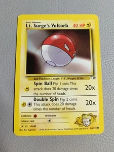 Lt. Surge's Voltorb | MP | Gym Heroes 84/132 | Common | Pokemon - Picture 1 of 2