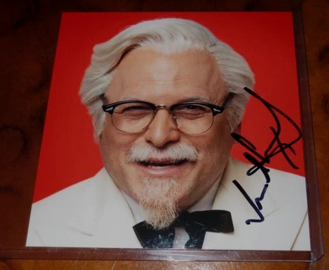 Jason Alexander signed autographed photo as Col Sanders in KFC Commercial Cover