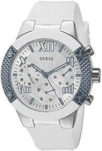 Guess Women's U0772L3 Sporty Silver-Tone Stainless Steel Multi-function Watch - Picture 1 of 3