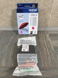 Genuine Original Brother LC225XL Magenta Printer Ink Cartridge Magenta Exp 07/23 - Picture 1 of 11