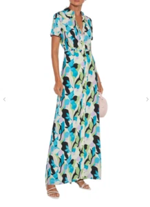 Vestido de seda Georgia DIANE VON FURSTENBERG (talla 4) - Imagen 1 de 7
