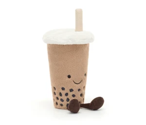 Jellycat Authentic Amuseables Bubble Tea Boba Drink Plush Toy NWT - Picture 1 of 1