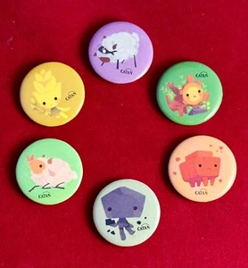 Catan Resource Pins Gen Con Full Set Of 6 - Picture 1 of 2