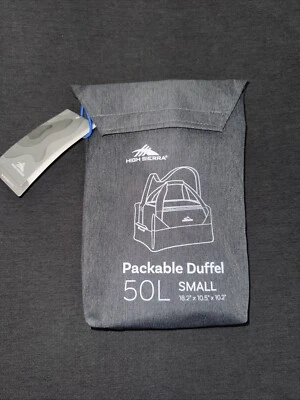 High Sierra Duffel Packable 50L  18.2 X 10.5 X 10.2in🆕 - Image 1 of 2