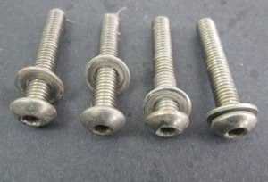 Polaris Sponson Stabilizers (4) Bolts & Washers 2003-2004 MSX 110 140 150 - Imagen 1 de 6