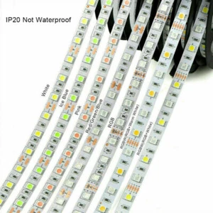DC12V 5M SMD LED 5050 RGB RGBW RGBWW 60leds /m 300 LED Flexible Tape Strip Light - Picture 1 of 18
