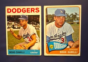 1964-65 TOPPS DOUG CAMILLI (2) #’s 249, 77 DODGERS  *FREE SHIPPING*