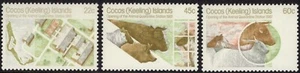 1981 Cocos (Keeling) Islands Quarantine Set Of 3 Mint Never Hinged, Clean - Bild 1 von 1