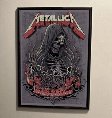 Metallica M72 TONIGHT IN LANDOVER Northwest Stadium May 28th 2025 Tour Poster