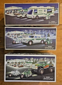 Lot of  3 Hess Toy Recreation Vehicles with Motorcycles Collectibles - Picture 1 of 16