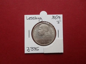 Deutsches Reich / Weimar, Lessing , 3 Mark, 1929 F, "vz-st" J. 335 # MV2827 - Bild 1 von 4