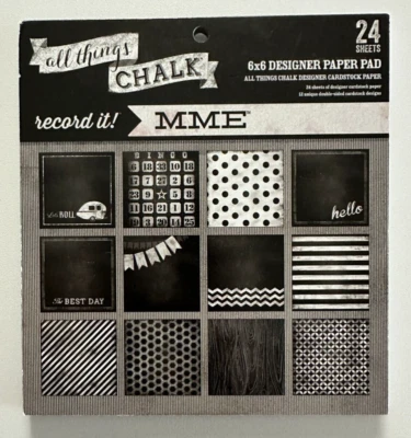 My Mind's Eye 6 x 6 Paper Pad Multiple Variations Available-You Choose - Image 1 of 4