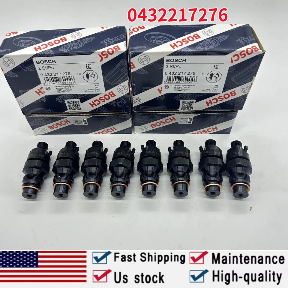 Inyectores de combustible turbo 8 piezas 0432217276 para motor Chevy 65 1992-2005 6,5 L nuevos Foto 1 de 4