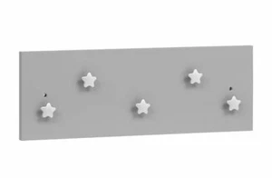 Wandpaneel / Hakenpaneel platingrau B x H x T inkl. Haken ca. 56x19,5x4,5 cm - Bild 1 von 3