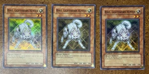 YuGiOh Ryko Lightsworn Hunter 1st Ed. LODT-EN022 Light of Destruction 3 Card NM - Picture 1 of 7