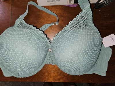 NWT Auden Push Up Bra Lace Underwire Plunge Bra Green Size You Pick - Image 1 of 2