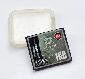 Lexar Compact Flash Card (1GB) - Picture 1 of 2