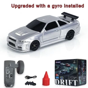 1/43 Scale 4WD Ready to Run Racing Car Drift Car W/Traffic Cones Motor Servo ESC - Picture 1 of 12