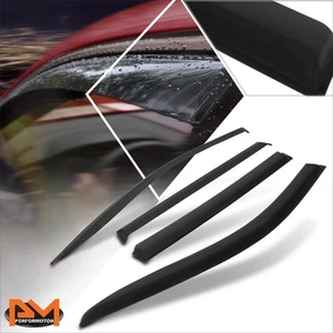 For 17-24 Jeep Compass Side Window Visors Sun Rain Guards Deflector Shade 4Pcs - Picture 1 of 5