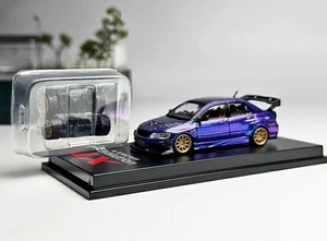 1/64 Alloy diecast car model Mitsubishi Lancer Evolution IX magic purple - Picture 1 of 8