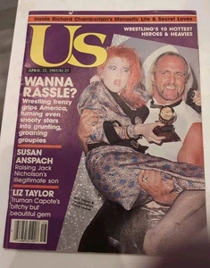 US Magazine Hulk Hogan Cyndi Lauper WWF Wrestling April 22, 1985 Andre Gooden - Picture 1 of 19