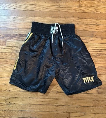 Golden Boy Title Boxing Trunks/Shorts Size large - Image 1 of 4