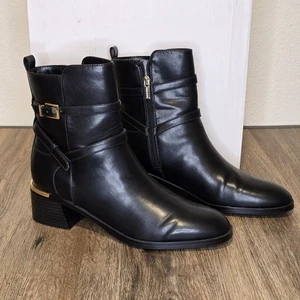Calvin Klein Women's Block Heel Ankle Boots & Booties Size 9M - Picture 1 of 9