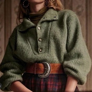 Suéter Jersey Sezane Mickey Alpaca Talla M - Imagen 1 de 10