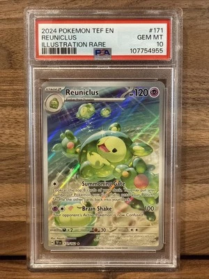 PSA 10 Reuniclus 171/162 Sv05: Temporal Forces Holo - Image 1 of 2
