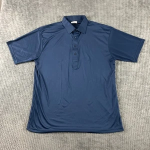 Collars & Co Polo Shirt Mens Extra Large Blue Casual Performance Stretch - Picture 1 of 10
