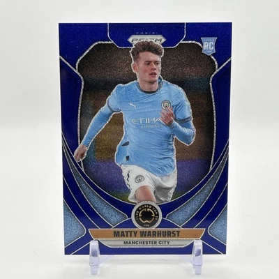 Copa Mundial de Clubes de la FIFA 2025 Panini Prizm Matty Warhurst azul brillo/149 (RC) #140 Foto 1 de 2