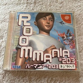Roommania #203 Dreamcast Japan Game CIB Tested SEGA Simulation Rare Neji Taihei