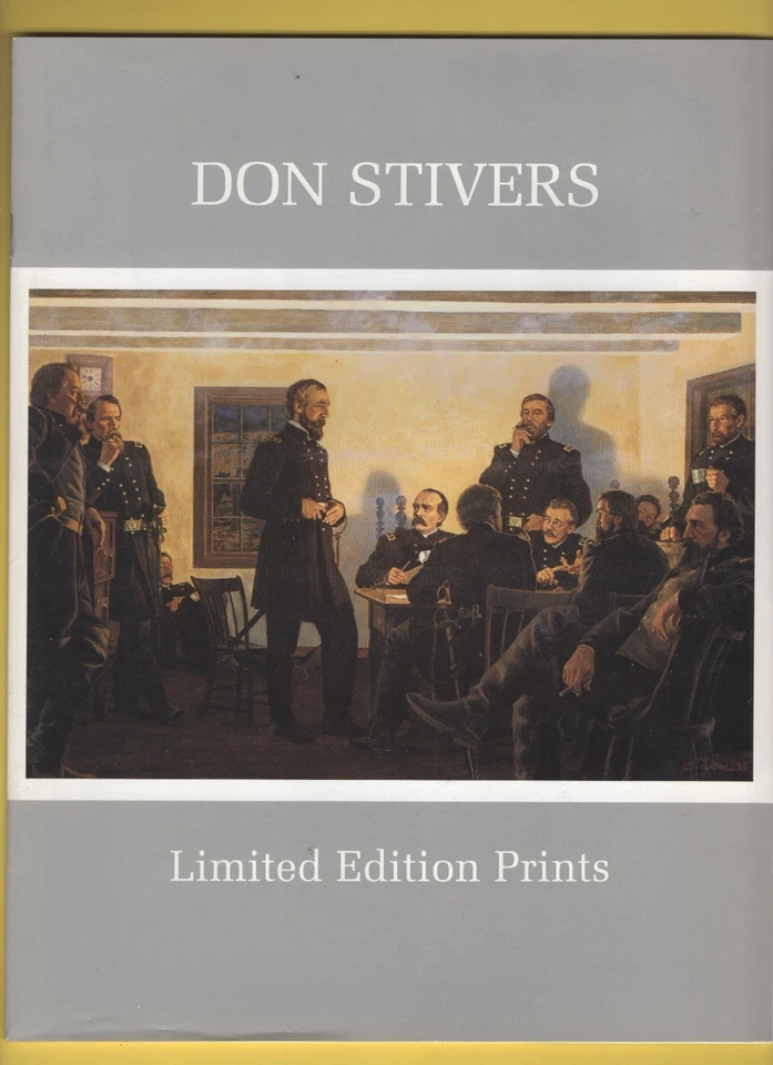 1995 Don Stivers CIVIL WAR Limited Edition PRINTS Catalog - Image 1 of 1