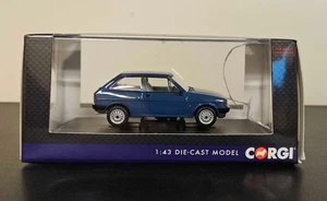 CORGI 1/43 FORD FIESTA MK2 1.1 POPULAR PLUS AZUL MARÍTIMO VA14402 - ESTUCHE AGRIETADO - Imagen 1 de 2