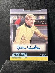 2011 Rittenhouse Star Trek TOS Remastered A214 John Winston as Lt Kyle Auto - Picture 1 of 2
