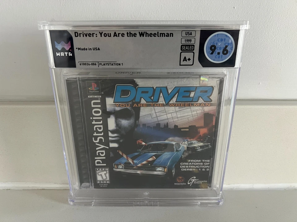 Driver (PS1, Playstation 1) WATA 9.6 A+ New Sealed Graded CGC VGA PSA 1st Print! - Image 1 of 4