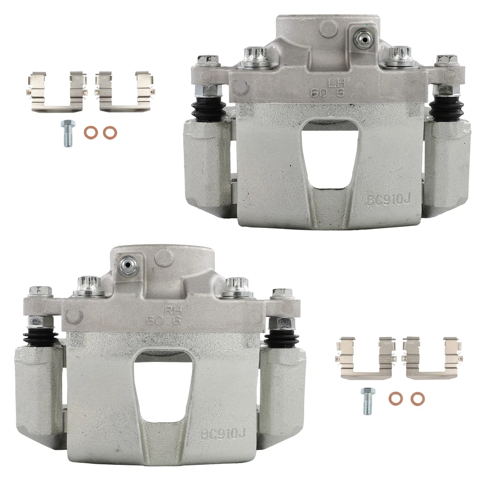 Front Pair Brake Calipers For 2015 2016 2017 2018 2019 Hyundai Sonata w/ Bracket Foto 1 de 1