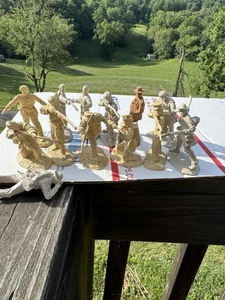 Conte Toy Soldiers Lot of 13 Alamo French Indian War w/ Rare Poses Dead Figure - Bild 1 von 24